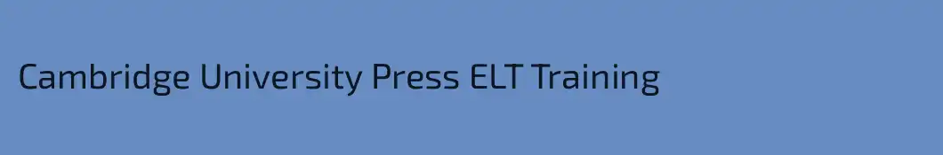 Cambridge University Press ELT Training